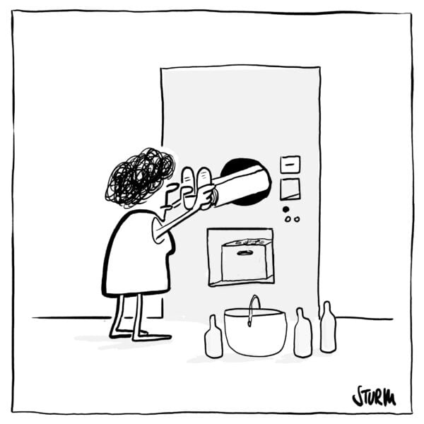 Bottle-recycling-machine_Cartoon_Philipp-Sturm