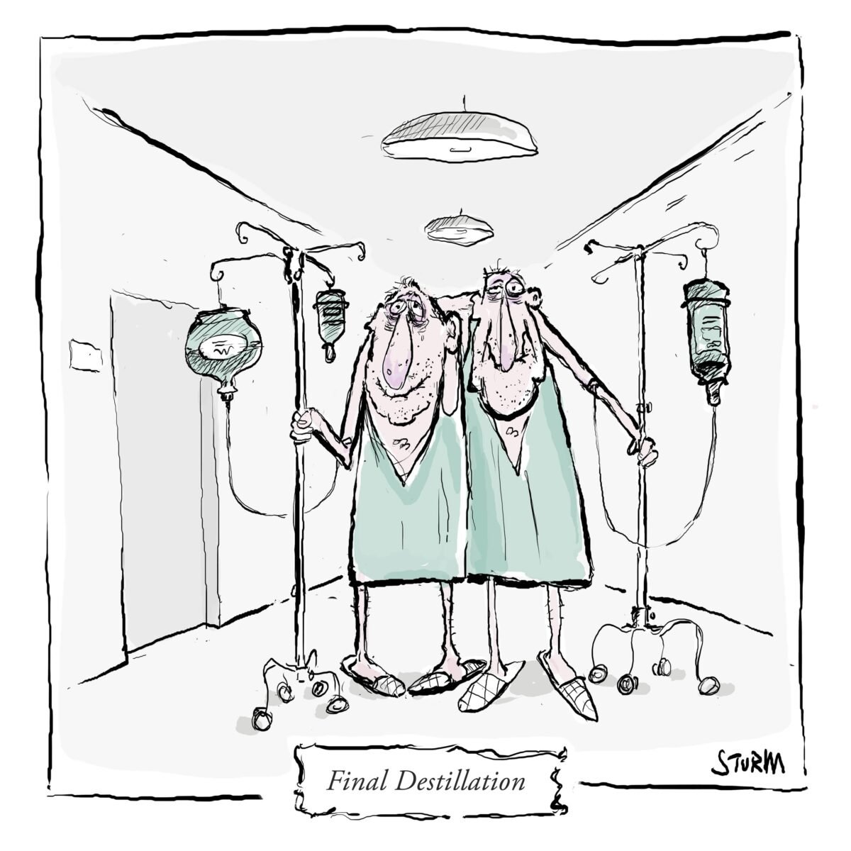 The Final Destillation - Cartoon Philipp Sturm