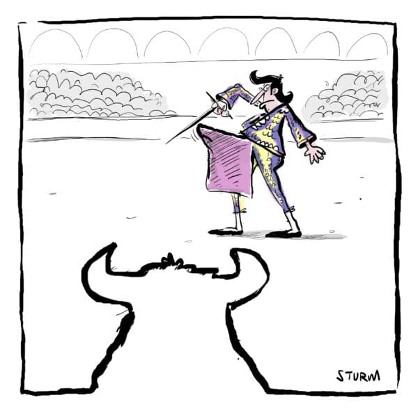 Matador - Cartoon Philipp Sturm