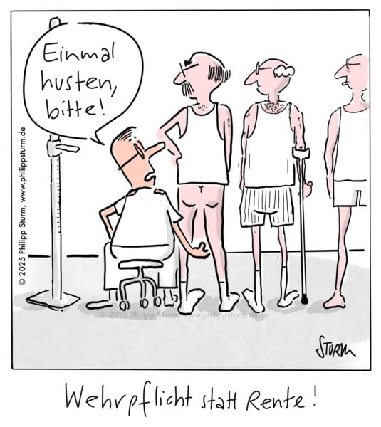 Einmal husten, bitte!